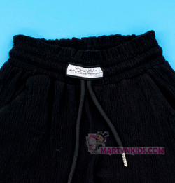 брюки "жатка" черные 4637