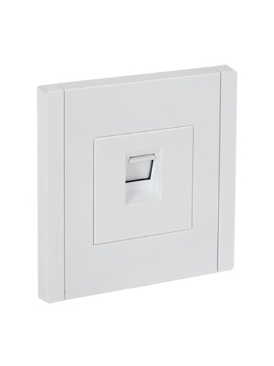 Розетка компьютерная RJ45 кат.5E FORTE&PIANO FP232 бел. IEK FP-K10-1-K01