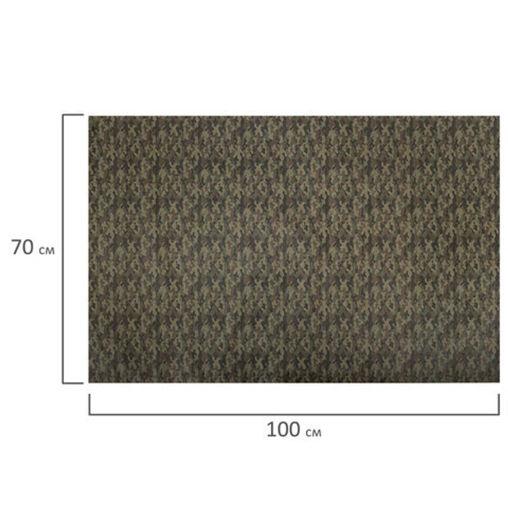 Бумага упаковочная подарочная мелованная "Military", 70х100 см, 5 дизайнов ассорти, ЗОЛОТАЯ СКАЗКА, 592055, 1шт