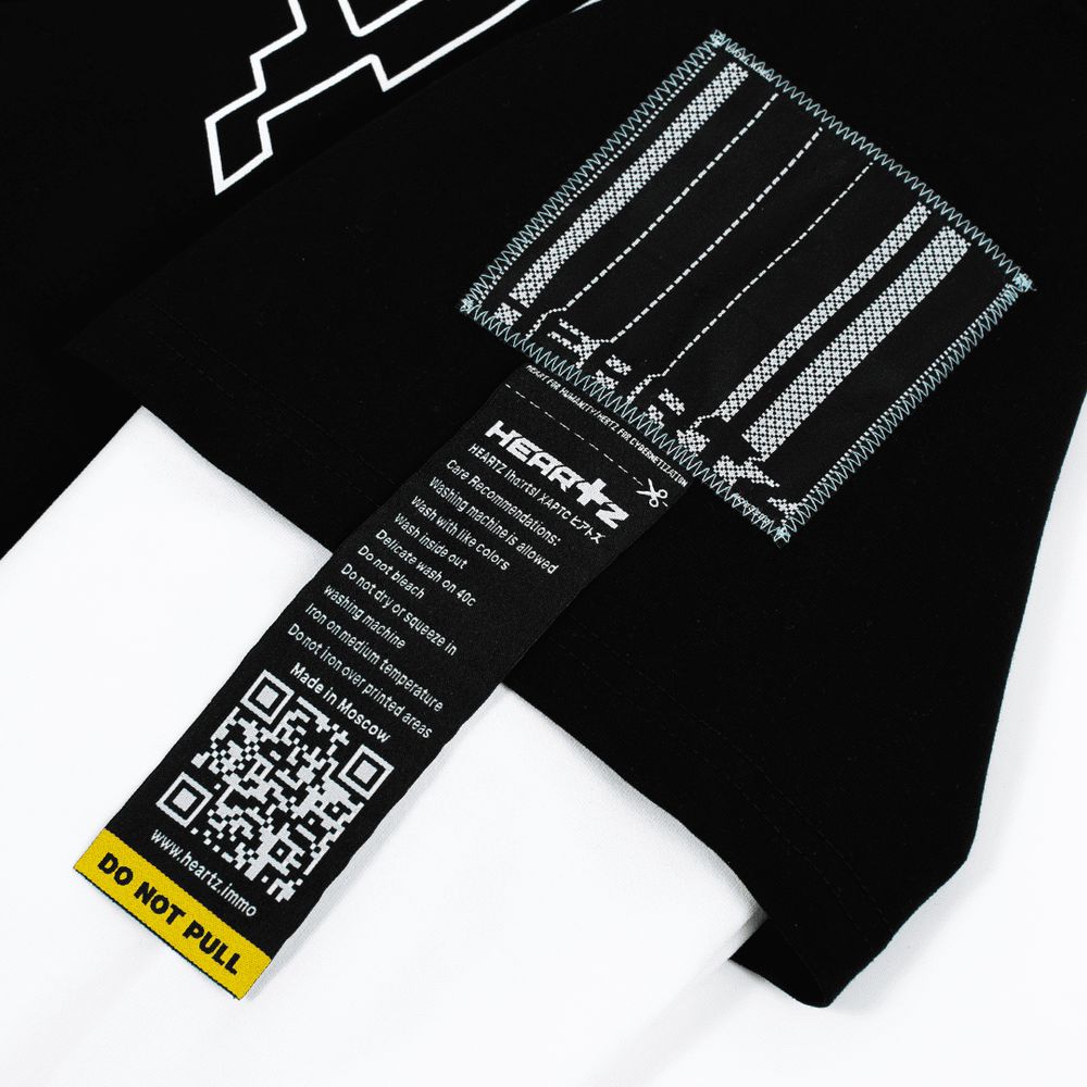 Лонгслив Heartz Slavery Color-Block Kimono черный