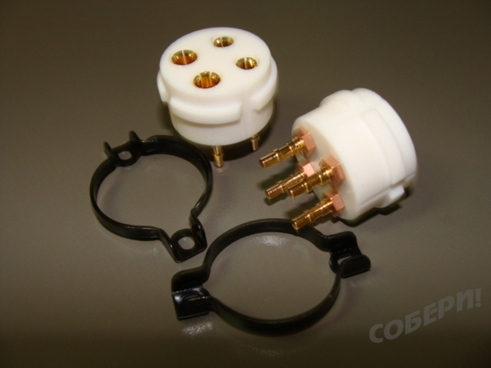 Ламповая панель из тефлона для радиолампы 300В купить