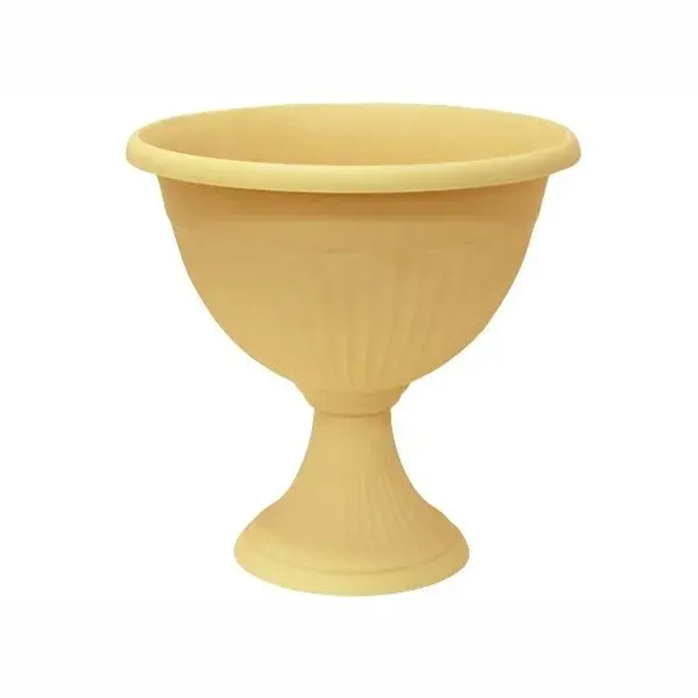 Кашпо-вазон ЛИВИЯ D310мм 7л низкий Белая Глина 0,33,31х0,31м (комплект 12 шт)