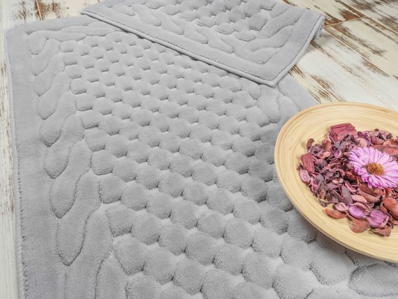 Комплект ковриков Erguvan (60х100 и 60х50) серый Gelin Home (Турция)