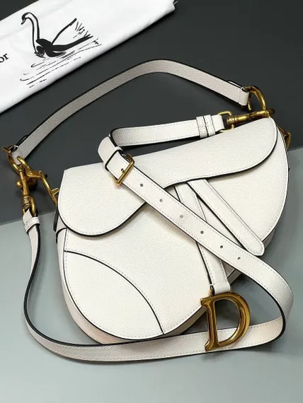 Сумка Dior Saddle белый