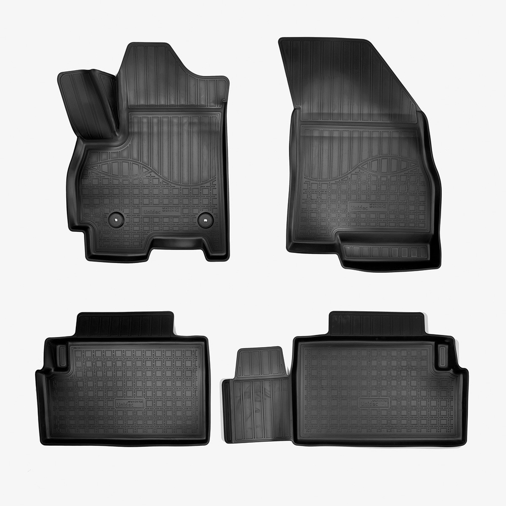 Ковры в салон Norplast для Chery Tiggo 4 в кузове T19FL2 2024-, Черный, T19FL2, арт.NPA11-C11-720-3