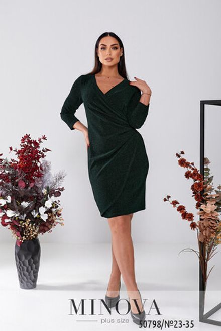 Платье 23-35-зеленый Minova Фото 2