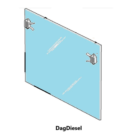 Стекло заднее JCB 827/80208