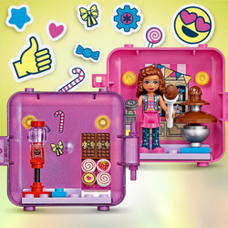 LEGO Friends: Игровая шкатулка Покупки Оливии 41407 — Olivia's Play Cube - Sweet Shop — Лего Френдз Друзья Подружки