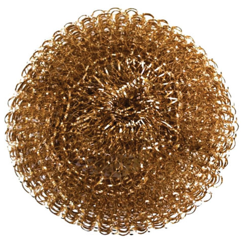 Губки (мочалки) медные, сетчатые, 3х15 г, КОМПЛЕКТ 3 шт., для посуды, гриля, плиты, LAIMA, 603104