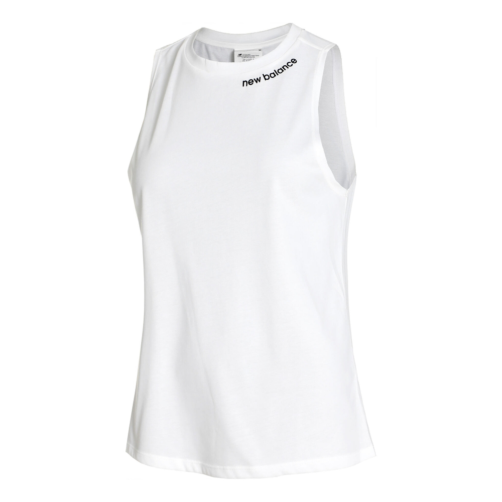 Женская теннисная майка New Balance Relentless Tank Top Women - White