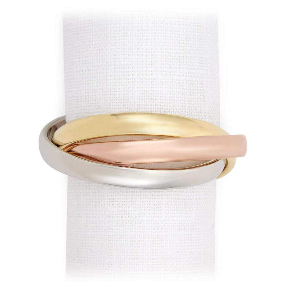 Набор колец для салфеток L'Objet Three Tri-Color (4 шт.)