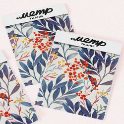 Ткань поплин непередаваемый аромат лета