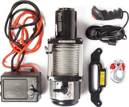 Лебедка автомобильная TOR P6000 (2948 кг/20 м) 12 V (114603) 114603