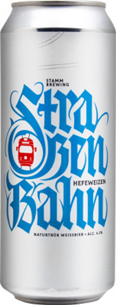 Пиво Штамм Бир Штраcенбан / Stamm Beer Strassenbahn 0.5 - банка