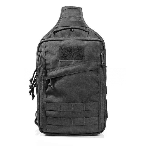 Сумка-рюкзак через плечо тактическая Militant Recruit Pack (black-черный)