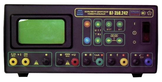 В7-358, Вольтметры цифровые универсальные, № в ГРСИ РФ - 41170-09