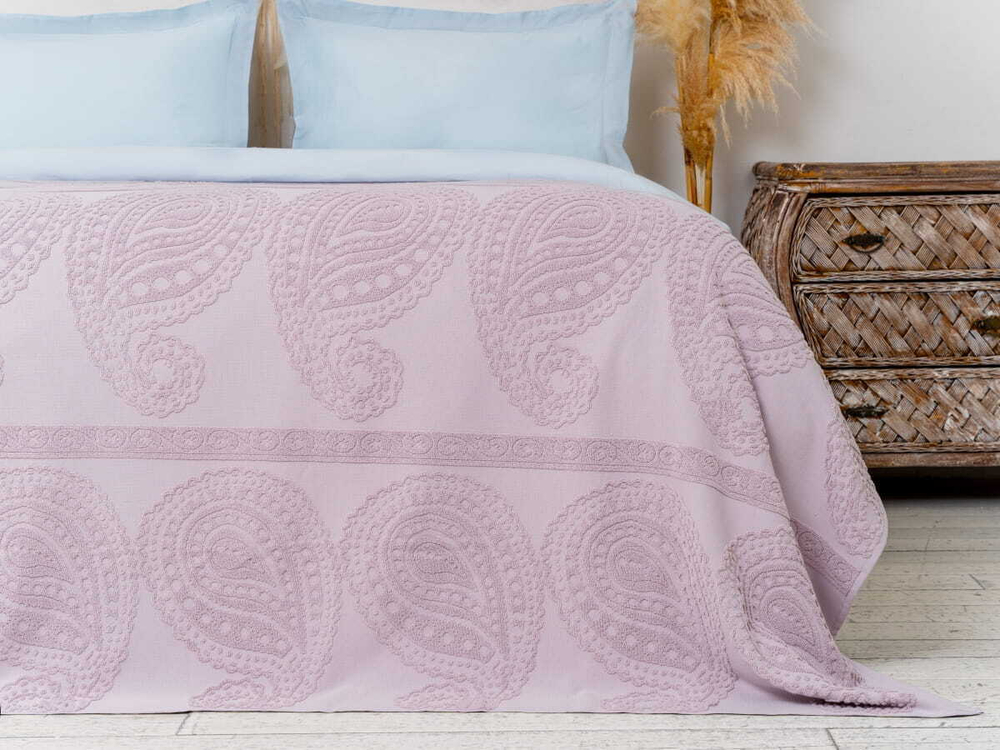 Покрывало 200x220 Arya home Misley лиловый