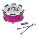 Барабан 22см, цвет фуксия, пакет 2253