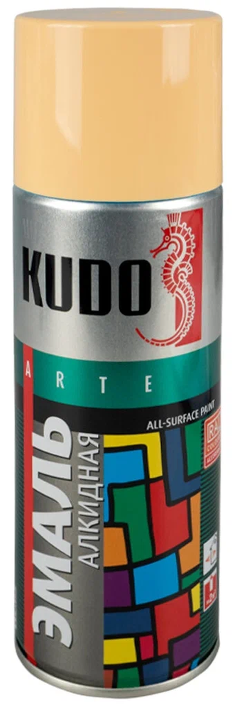 Эмаль алкидная бежевый KU-1009  (0,52л) KUDO