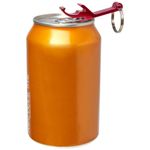 Бутылка Tao из переработанного алюминия, сертифицированного по стандарту RCS, и открывалка для банок с брелоком