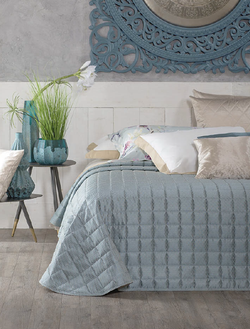 Покрывало 270х270 Blumarine Kent бирюзовое