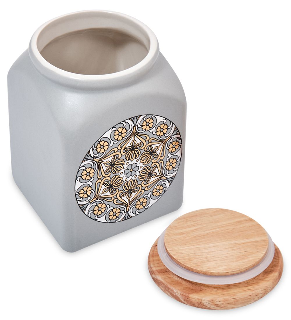 TJ-17/1 Керамическая банка сред. с крышкой