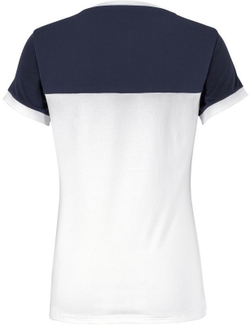 Женская футболка теннисная Tecnifibre Lady F1 Stretch - marine