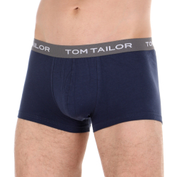 Мужские трусы боксеры набор 3в1 темно-синие Tom Tailor 70162/6061 690