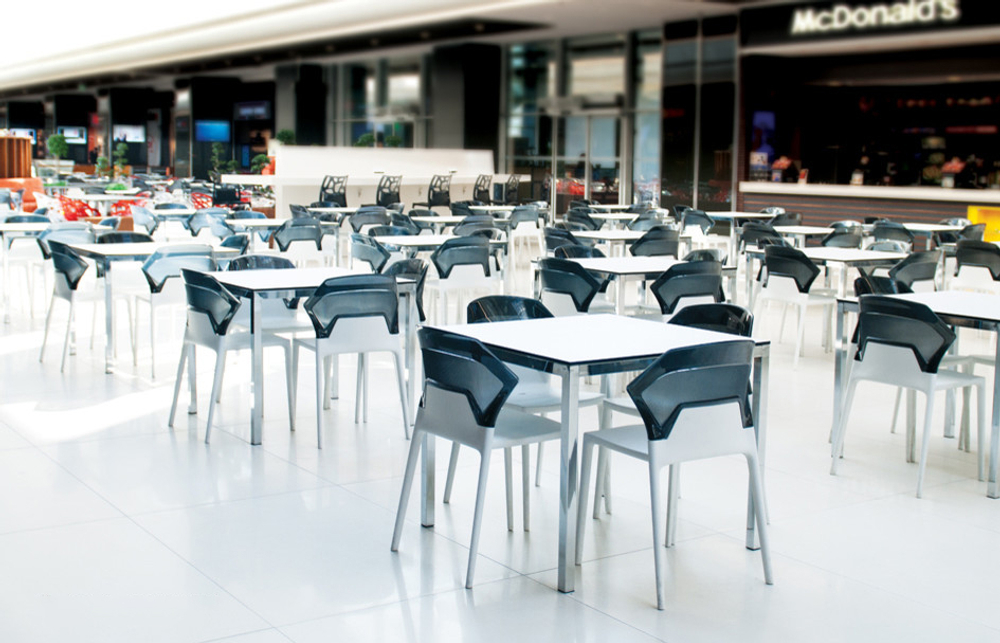 Стул пластиковый Papatya Ego-S, белый, дымчатый