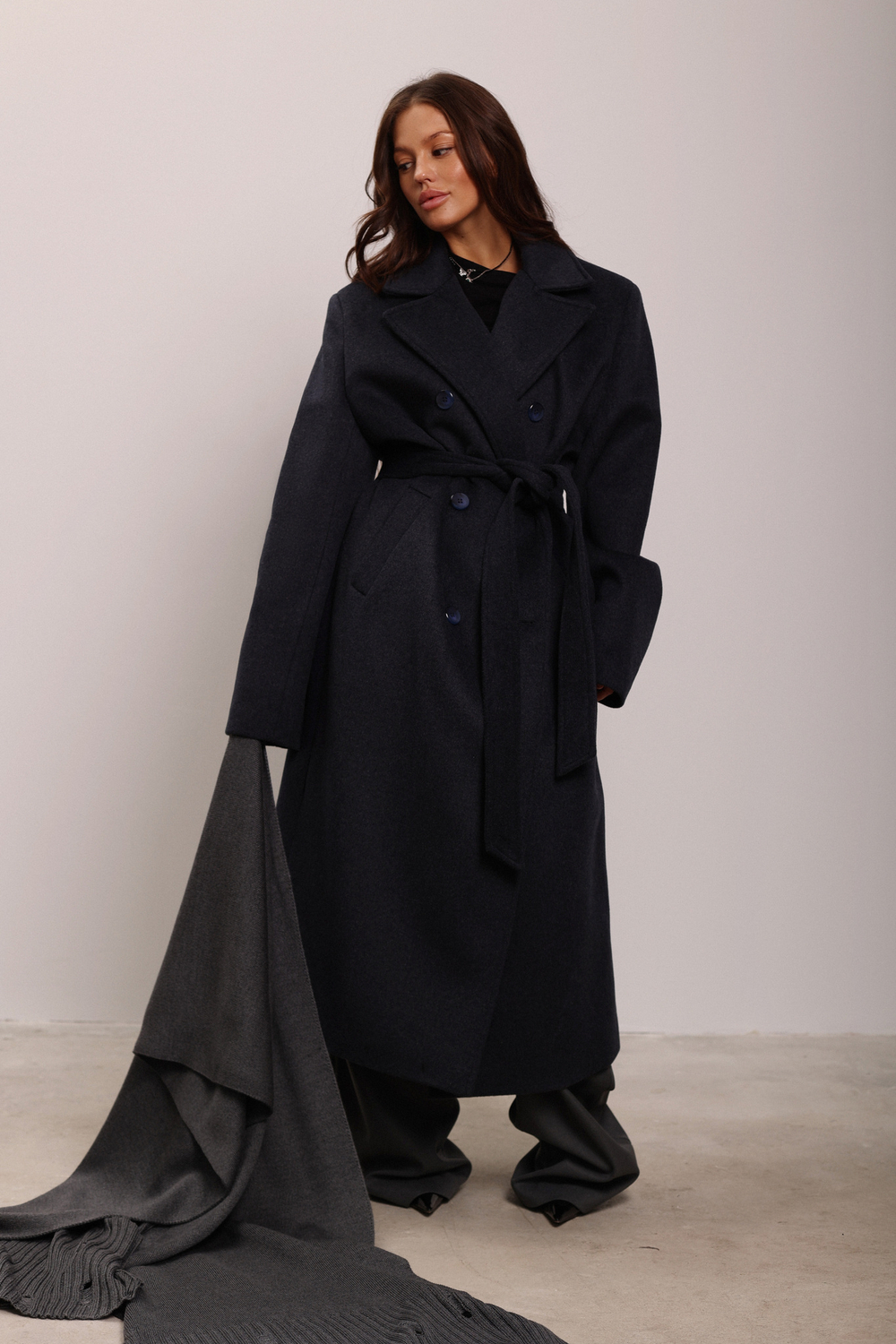 Пальто OVER миди