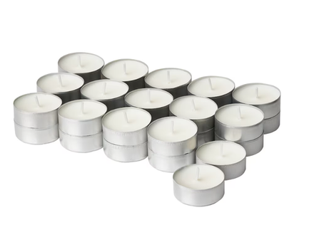 ЯМЛИК JAMLIK Ароматическая свеча, ваниль/светло-бежевый,3,5 часа