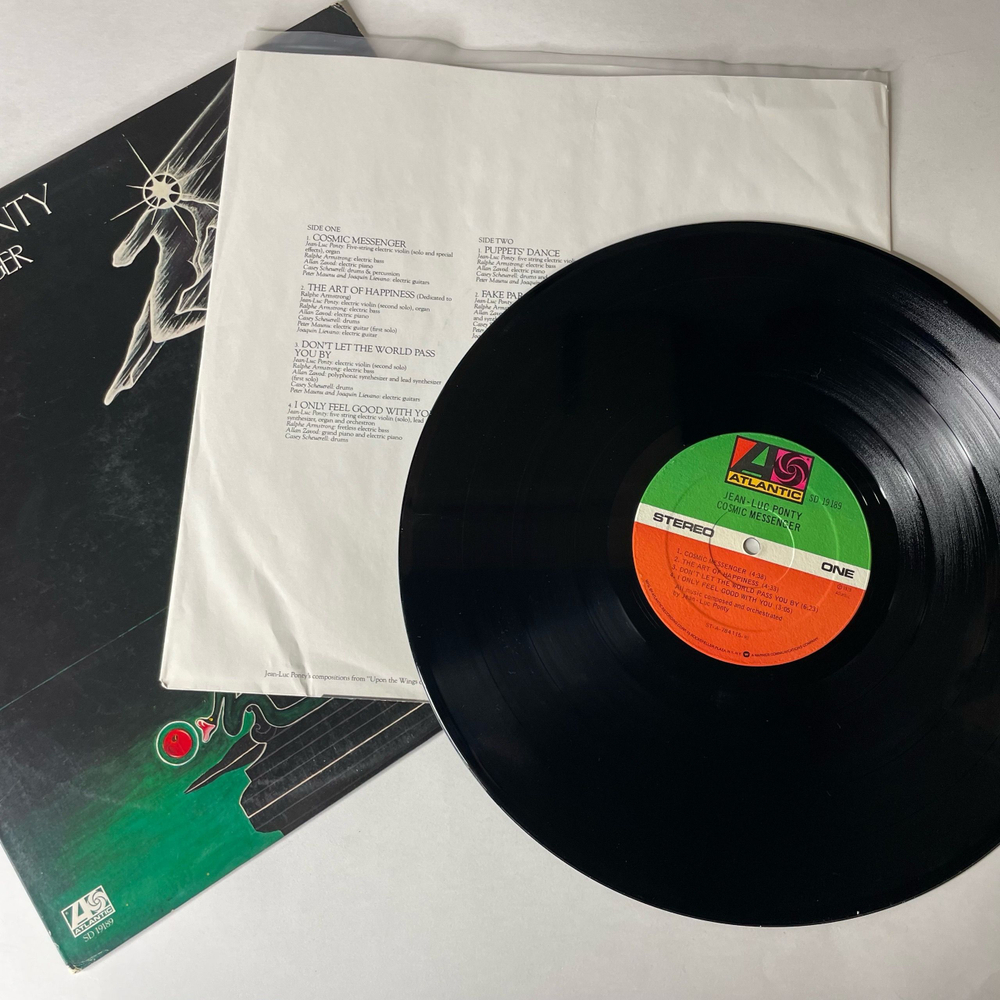 Винтажная виниловая пластинка LP Jean Luc Ponty Cosmic Messenger (США 1978)