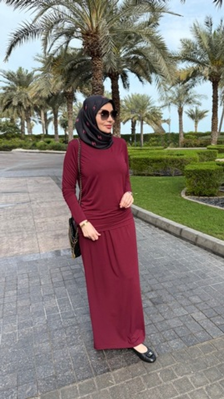 Костюм Khava бургунди