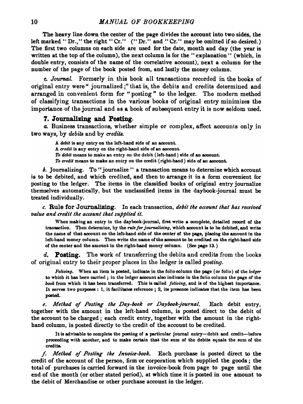 Manual of Bookkeeping and Accounting | Louis Burdelle Moffett