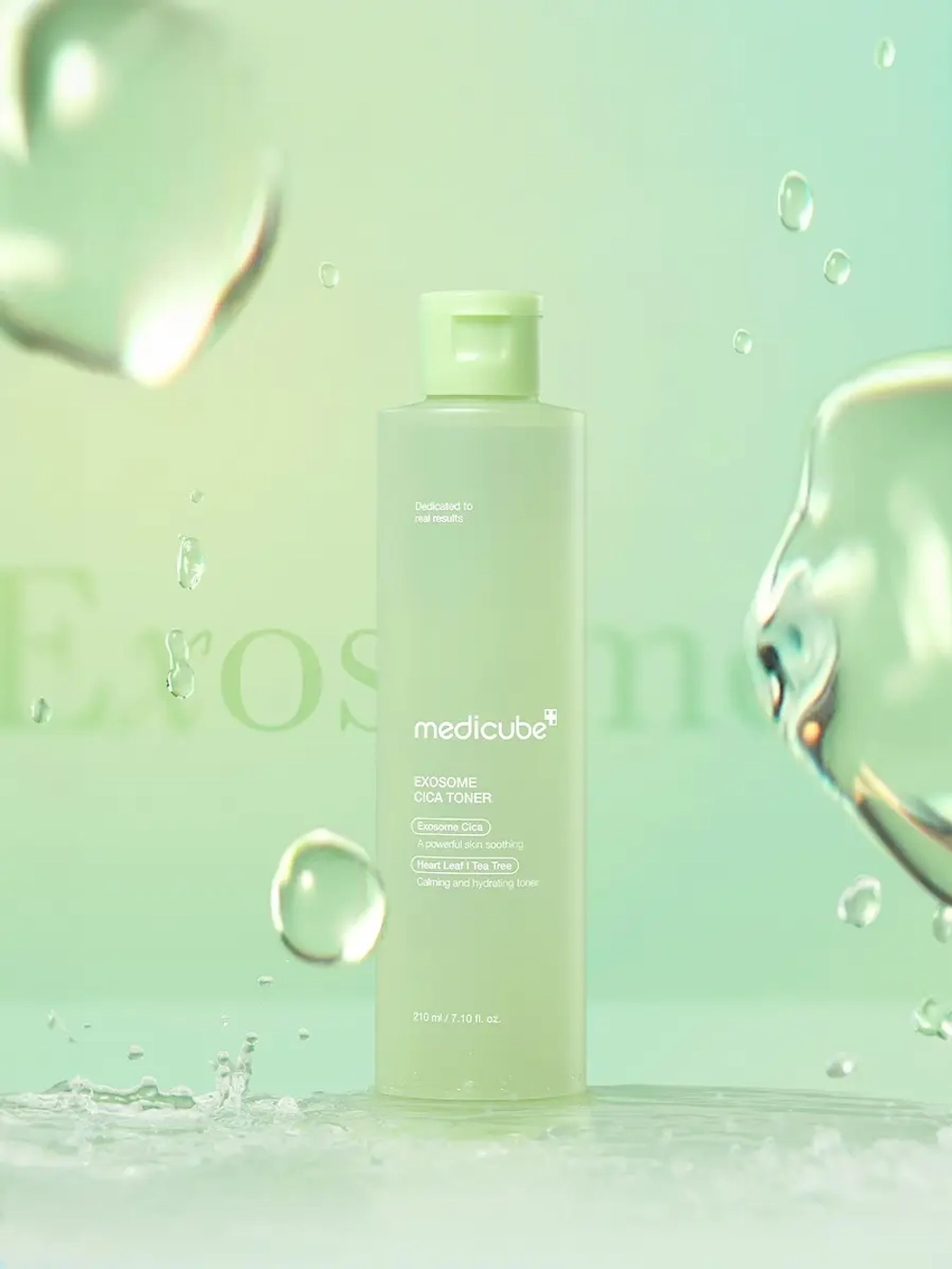 Medicube Успокаивающий тонер с экзосомами центеллы и экстрактом чайного дерева Exosome Cica Toner 210 мл