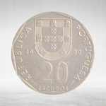 Portugal, 20 Escudos, 2000, VF