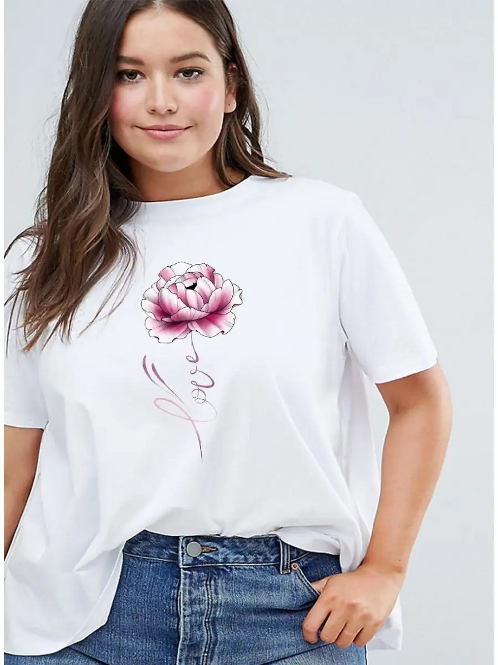 Футболка роза love