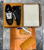 Купить черные кроссовки LV Trainer Louis Vuitton премиум класса