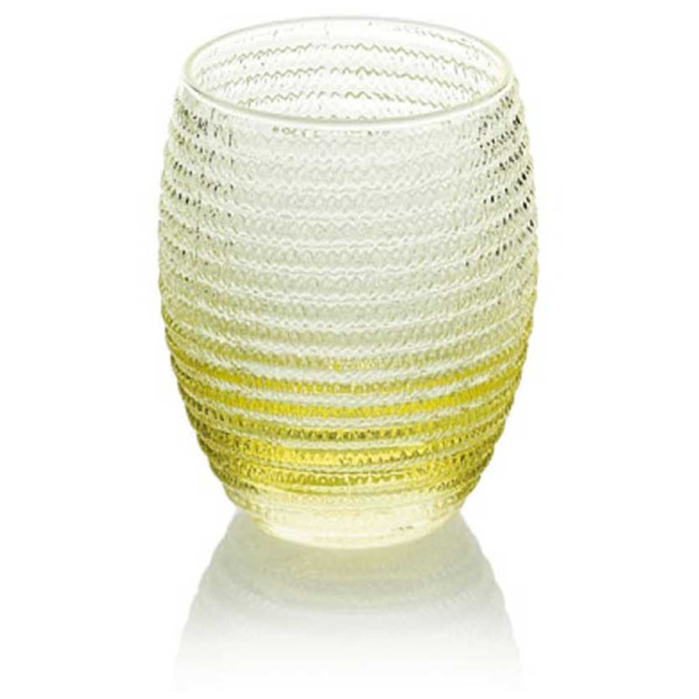 Стакан для воды IVV Хеликс 320мл жёлтый