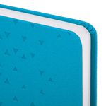 Ежедневник датированный 2023 А5 138x213 мм BRAUBERG "Glance", под кожу, бирюзовый, 114099