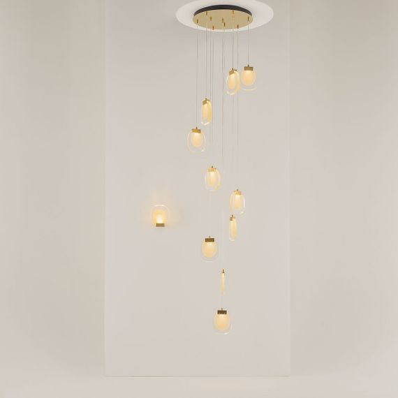 Подвесной светодиодный светильник Maytoni Modern Biology MOD367PL-L30BBSK