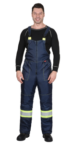 Полукомбинезон СИРИУС-ТЕРМИНАЛ синий с лимонным и СОП
