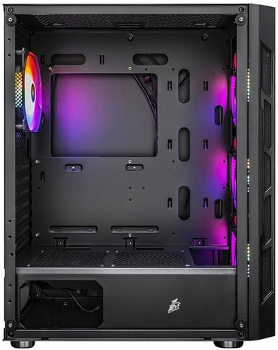 Корпус для компьютера 1STPLAYER FIREBASE XP Black / ATX / 4x120mm LED fans / XP-BK-4F1