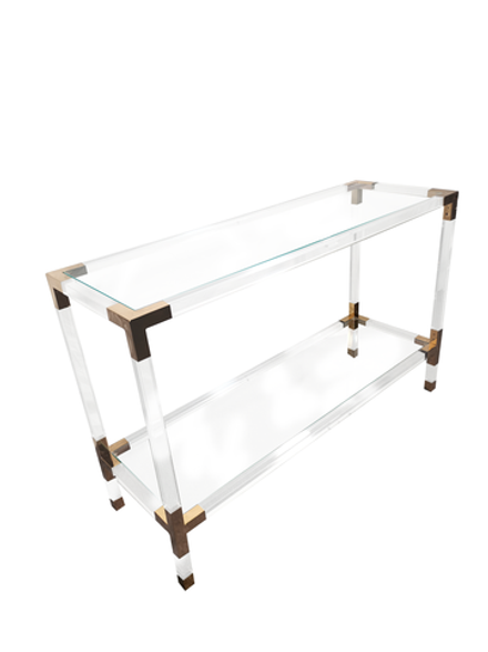 Консоль Ist Casa Роялти, 120х40х76 см, прозрачный