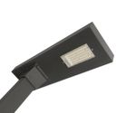 Светильник уличный Джон серый с солнечной батареей w13*8,5 h300 Led 36W (6000K) Декоративная подсветка синяя. С пультом ДУ. Комплект состоит из 2х коробок.