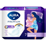 Прокладки "AURA PREMiUM" NIGHT 7шт
