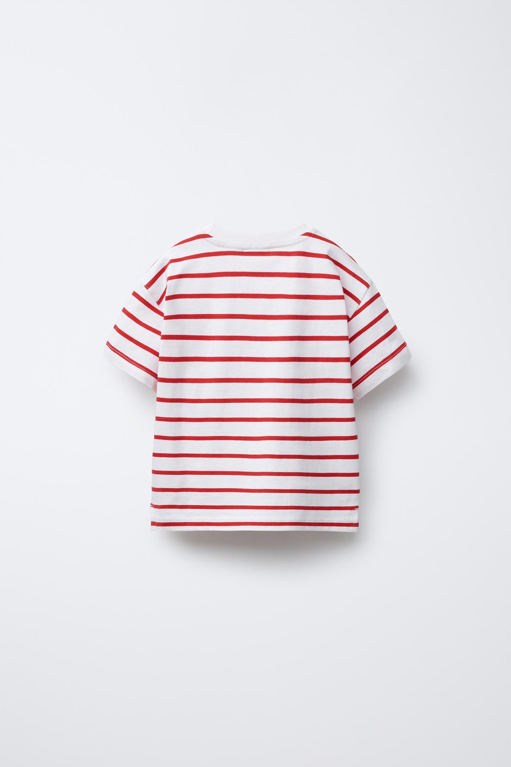 ZARA ФУТБОЛКА В ПОЛОСКУ, КРАСНЫЙ