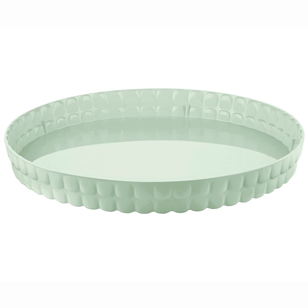 Поднос сервировочный Tiffany, Ø35,6 см, зеленый