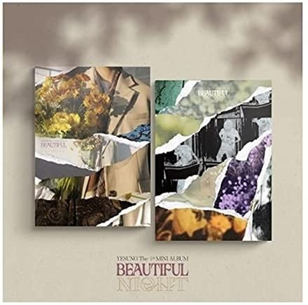 Альбом Super Junior Yesung - Beautiful Night 4th Mini Album PHOTOBOOK Version 2 Cover SET