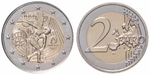 Франция 2 евро, 2022 XXXIII летние Олимпийские игры, Париж 2024 UNC